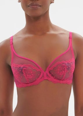 Soutien-gorge avec armature dcollet plongeant 