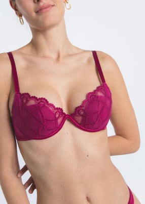 Soutien-gorge push-up brod 