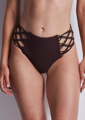 Bas de bikini culotte haute 