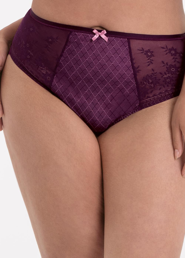 Culotte Taille Haute Rosa Faia d'Anita Purple