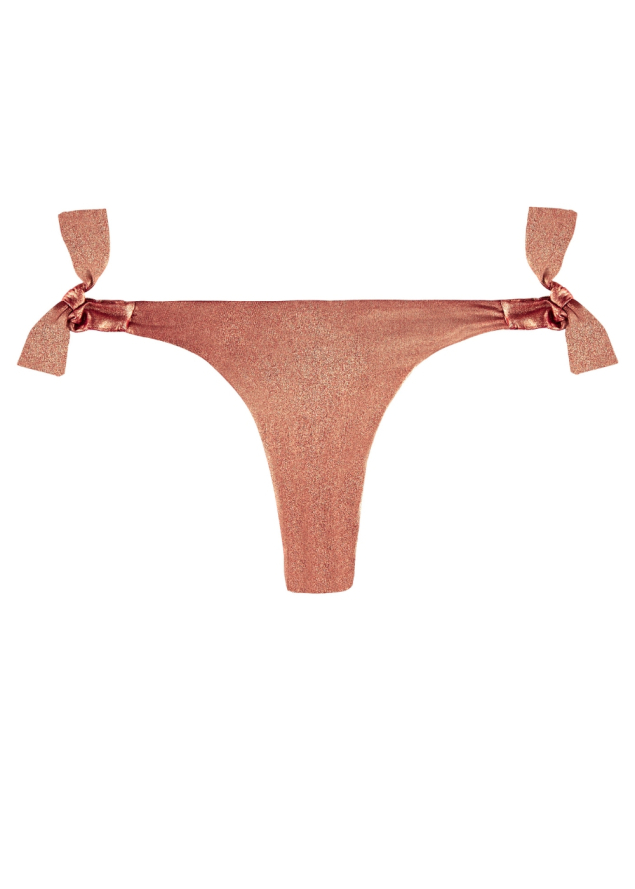 Bas de Bikini Tanga Maillots de Bain Aubade  Cuivre