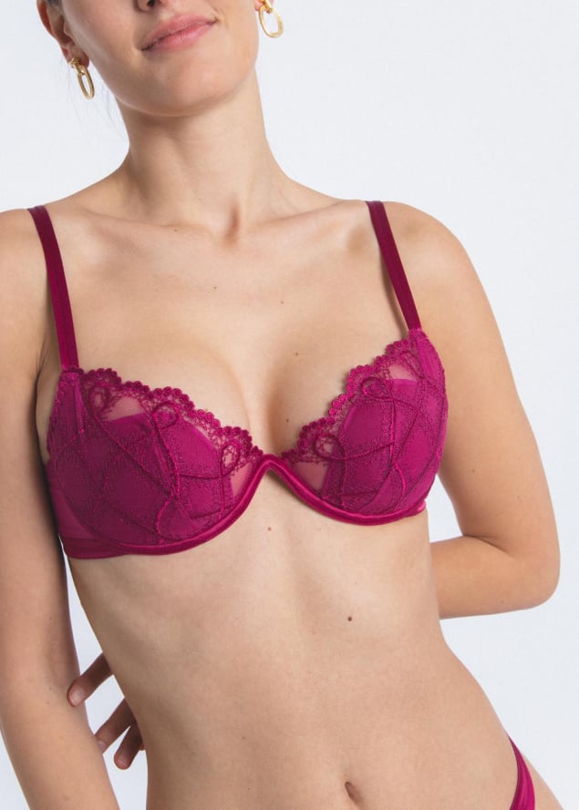 Soutien-gorge push-up brod Maison Lejaby