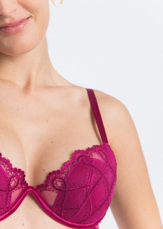 Soutien-gorge push-up brod Maison Lejaby