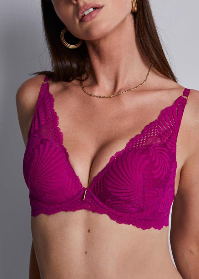 Soutien-gorge foulard  armatures Aubade Radiant Pink