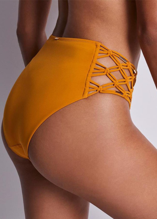 Bas de bikini culotte haute Maillots de Bain Aubade  Saffron