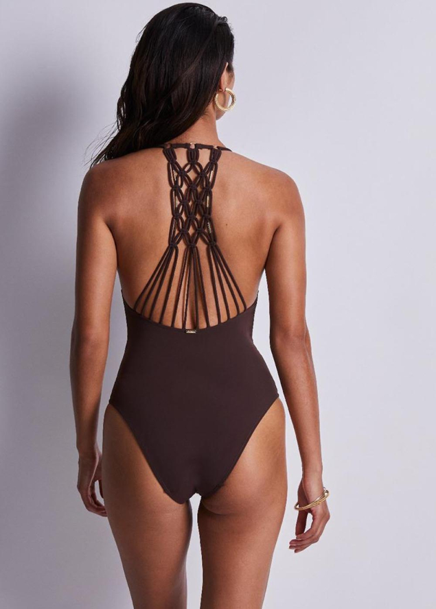 Maillot de bain 1 pice dcollet sans armatures Maillots de Bain Aubade  Henna