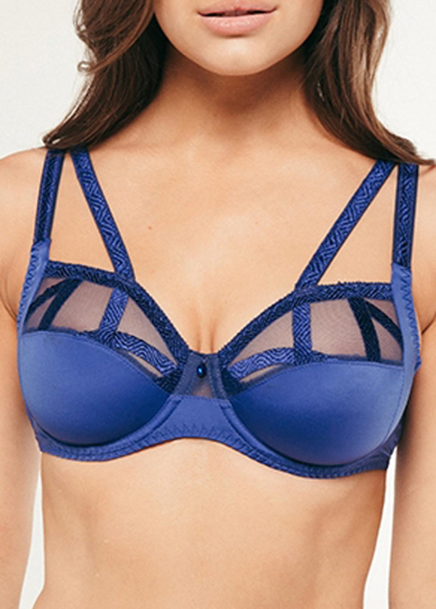 Soutien-gorge Armatures Embotant Louisa Bracq Bleu Saphir