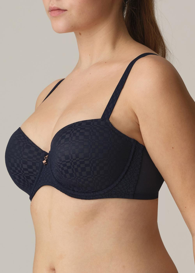 Soutien-gorge balconnet rembourr Twist de Prima Donna Majestic Blue