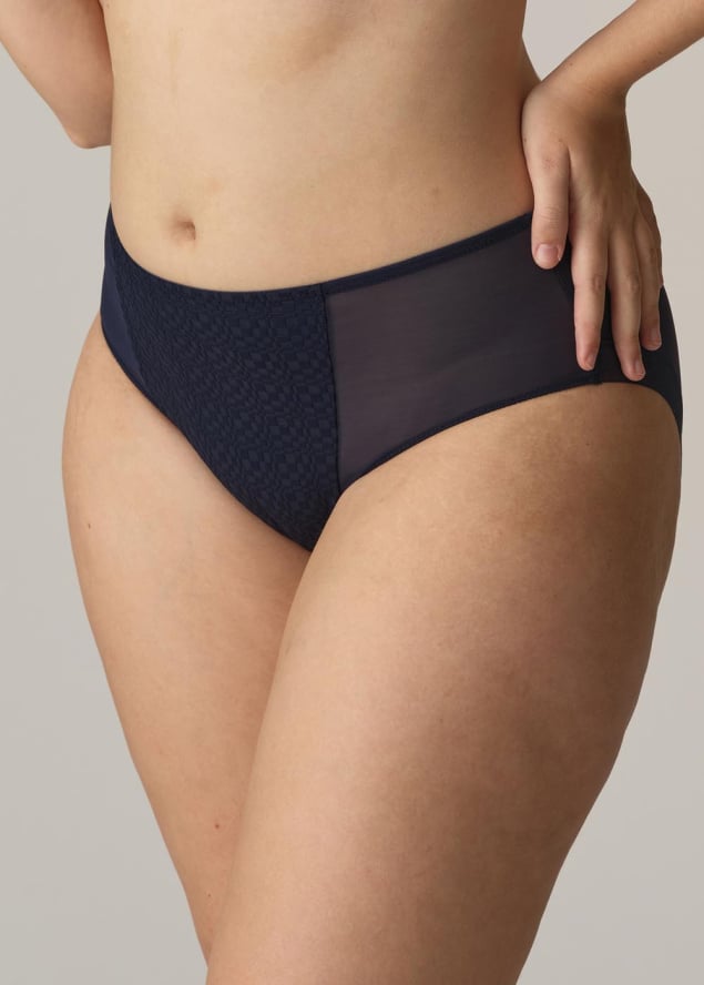 Slip Taille Haute Twist de Prima Donna Majestic Blue