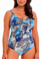 Maillot de bain 1 pice dcollet en V 