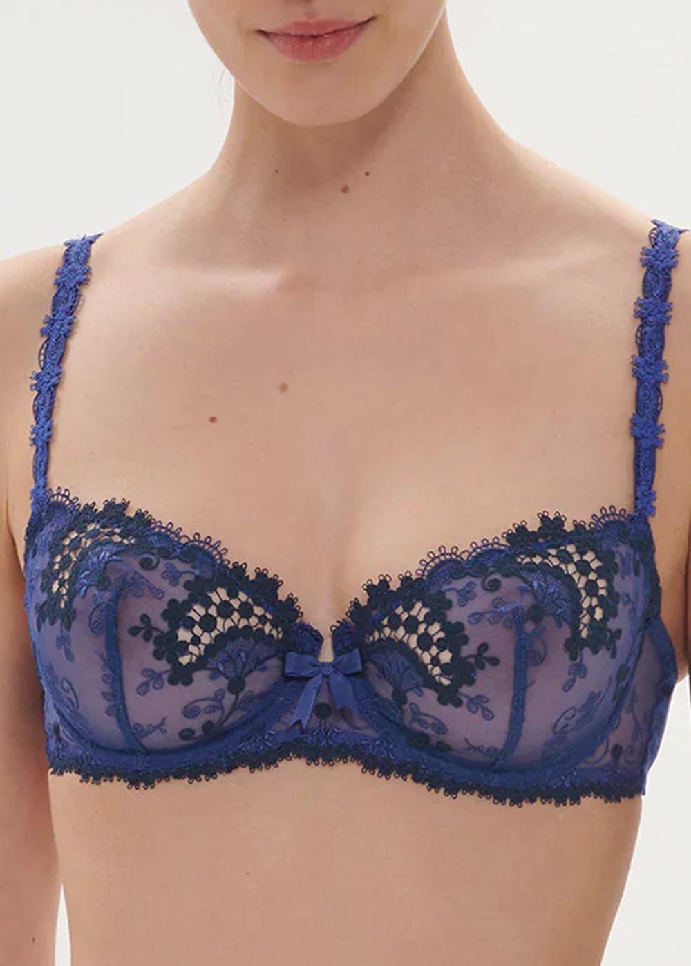 Soutien-gorge corbeille Simone Prle Bleu lctrique