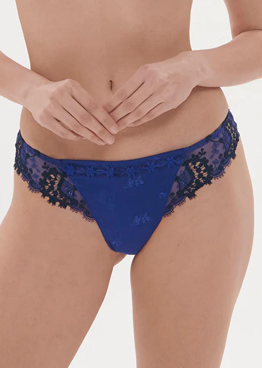 Tanga Simone Prle Bleu lctrique