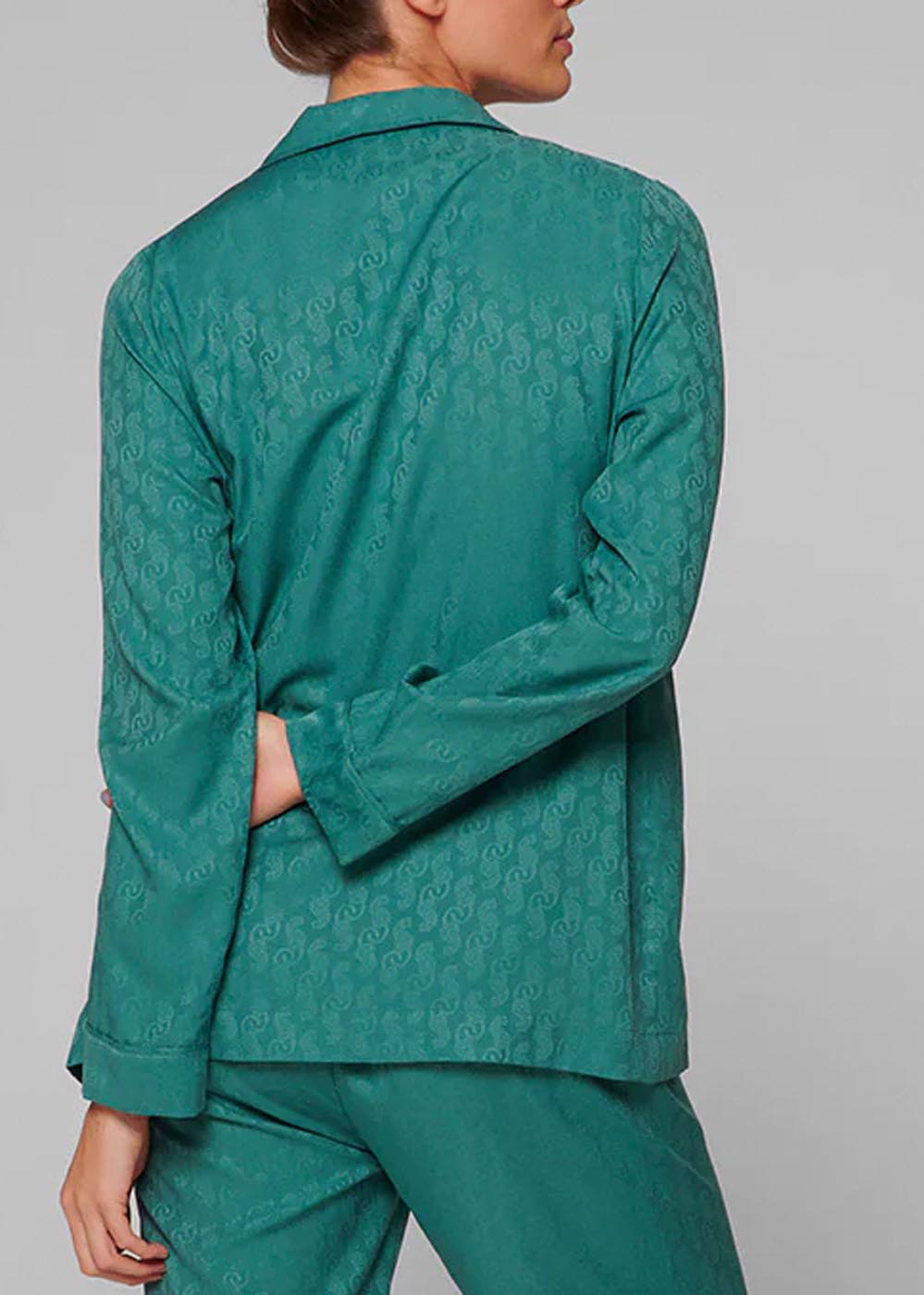 Chemise  manches courtes Simone Prle Vert Boral