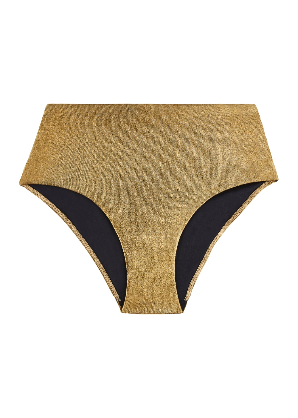 Bas de bikini taille haute Maillots de Bain Aubade  Antique Gold