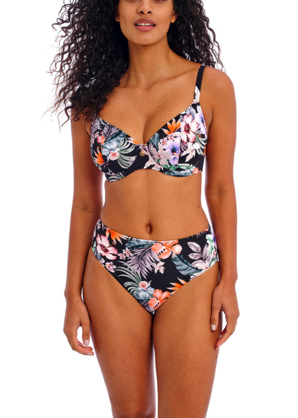 Bas de Bikini taille haute Maillots de Bain Freya  Midnight