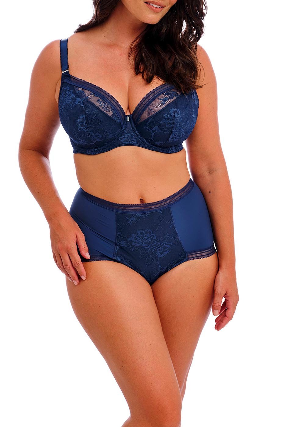 Soutien-Gorge Embotant Plunge  Armatures Fantasie French Navy