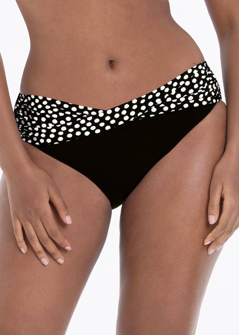 Bas de bikini  Maillots de Bain Rosa Faia Anita Noir Blanc