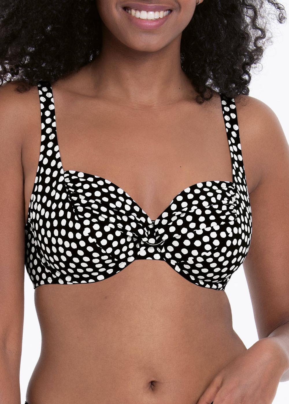 Top Haut de Bikini Maillots de Bain Rosa Faia Anita Noir Blanc