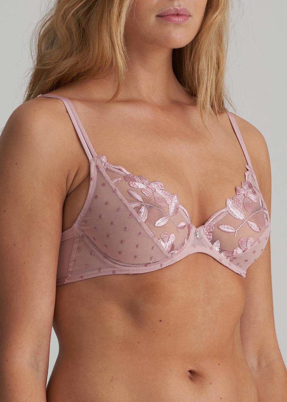 Soutien-gorge  Armatures Dcollet Plongeant Marie-Jo Vintage Pink