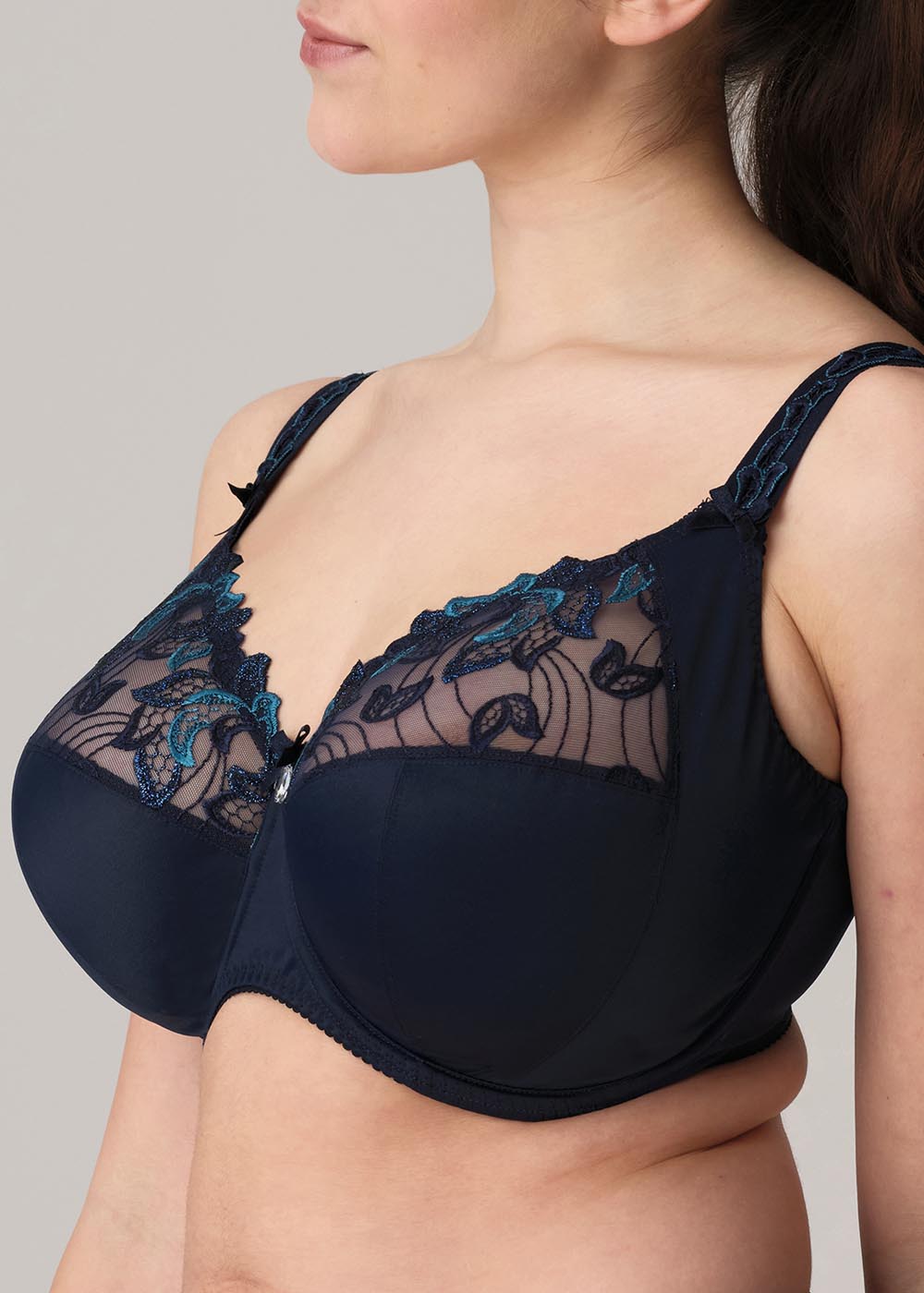 Soutien-gorge Embotant Bonnets Profonds Prima Donna Velvet Blue