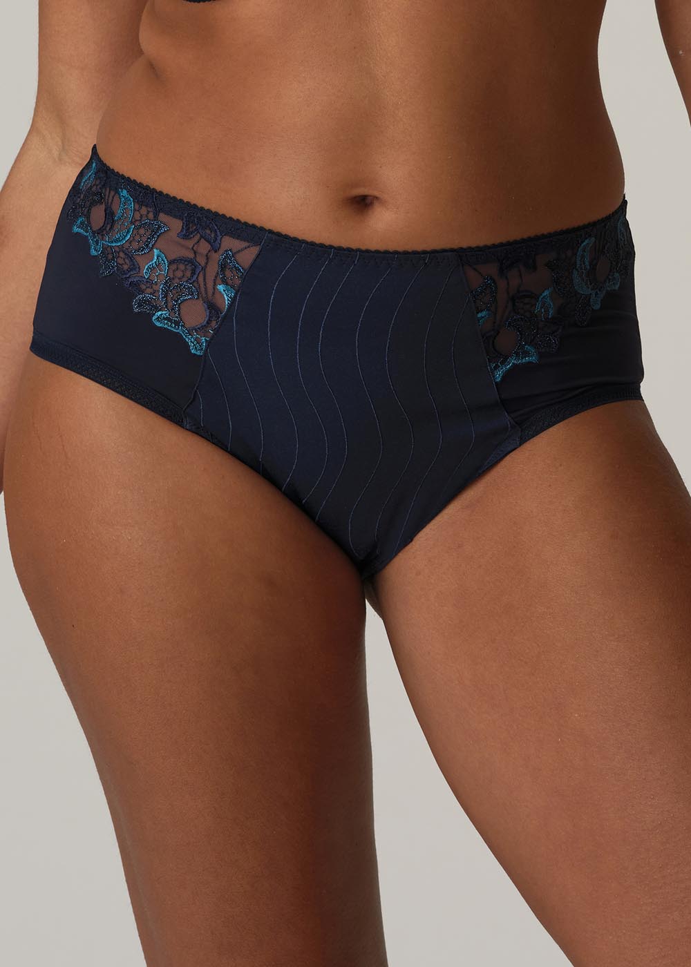 Slip Taille Haute Prima Donna Velvet Blue